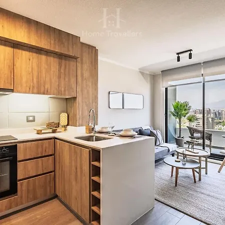 Apartamento Ht Espectacular Depto En Nunoa Con Estacionamiento